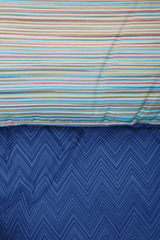 Dekbedovertrek Jill  - Turquoise - 260 x 260 cm