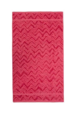 6 Gastendoekjes Rex - Koraalrood - 30 x 70 cm