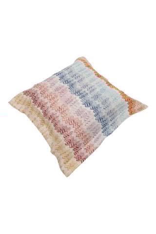 2 Linnen Kussenslopen Brayden - Paars en Wit - 40 x 40 cm