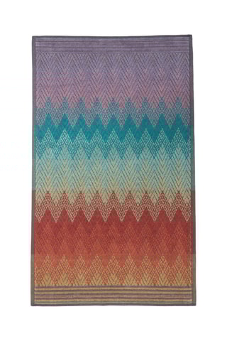 6 Gastendoekjes Yaco - Oranje en Turquoise - 40 x 70 cm