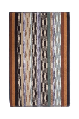 Badmat Ywan - Kaki en Zwart - 60 x 90 cm