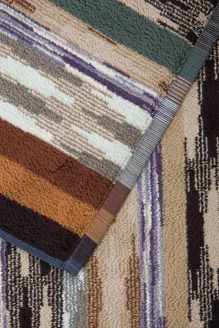 Badmat Ywan - Kaki en Zwart - 60 x 90 cm