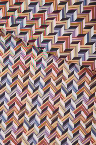 Katoenen Dekbedovertrek Burn - Paars - 285 x 234 cm