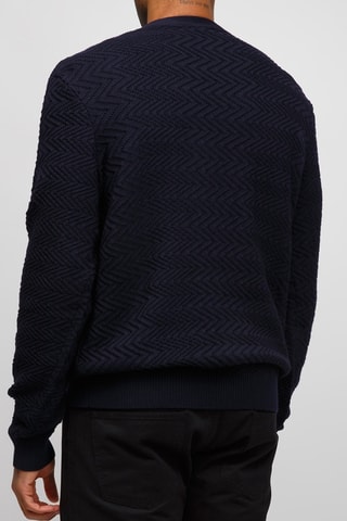 Wollen Vest - Marineblauw