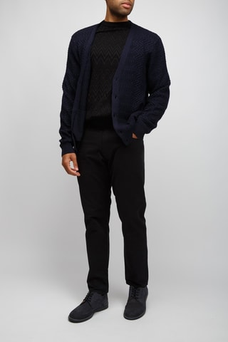 Wollen Vest - Marineblauw