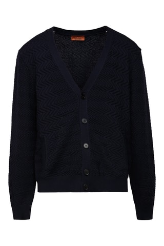 Wollen Vest - Marineblauw