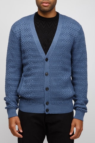 Wollen Vest - Lichtblauw