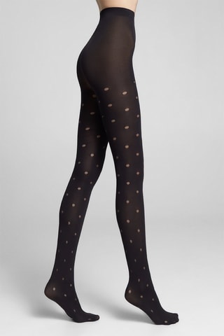 2 collants Neige - 50 deniers - Noir