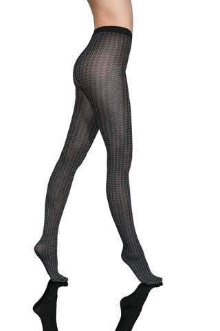 2 collants Elisabeth - 40 deniers - Noir