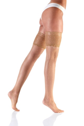 2 paires de bas Entente - 40 deniers - Beige