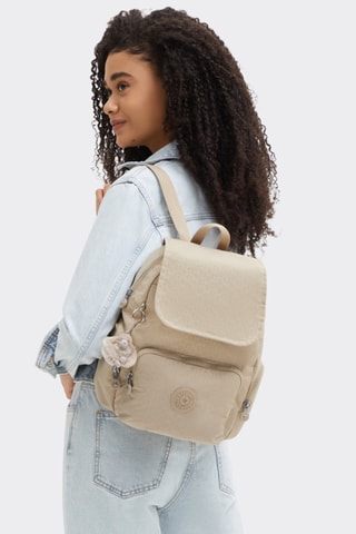 Sac à dos City Zip S - Beige