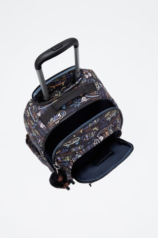 Sac à dos à roulettes New Zea - Noir et bleu