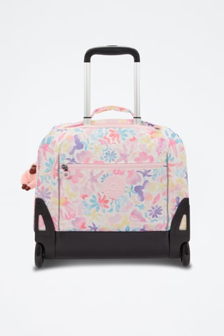 Sac à dos à roulettes Giorno - Blanc et rose