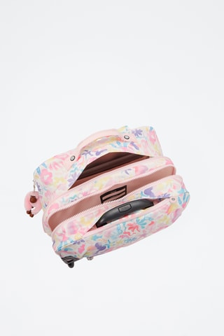 Sac à dos à roulettes Giorno - Blanc et rose