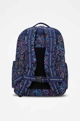Sac à dos Seoul College - Bleu marine et rose poudré