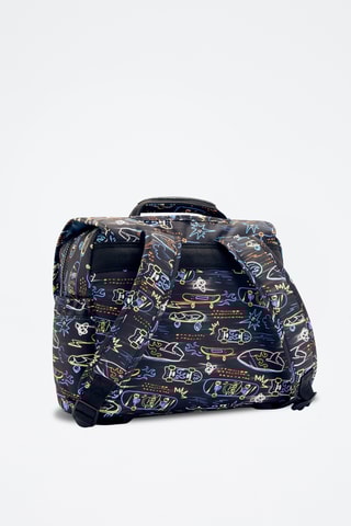 Cartable Codie S - Noir et bleu