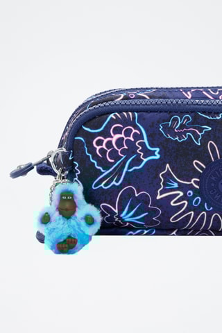 Trousse Gistroy - Bleu nuit et rose poudré