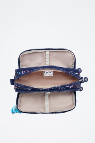 Trousse Gistroy - Bleu nuit et rose poudré