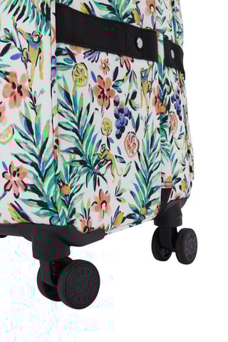 Valise grand volume Spontaneous L - Blanc et vert clair - 78 cm