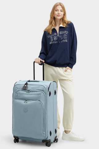 Valise grand volume New Youri Spin (L) - Gris clair - 76 cm