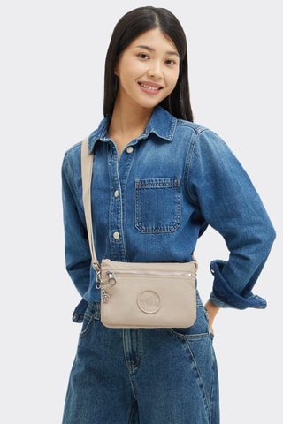 Sac bandoulière Riri Zip - Beige