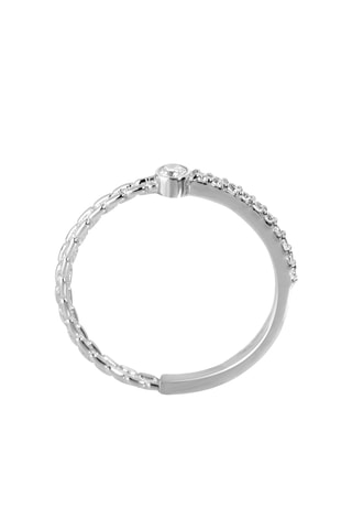 Bague - Argent et diamants