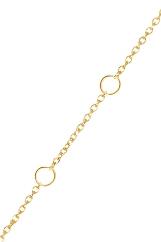 Bracelet - Argent plaqué or jaune et saphir