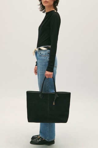 Nubuck Shopper - Zwart