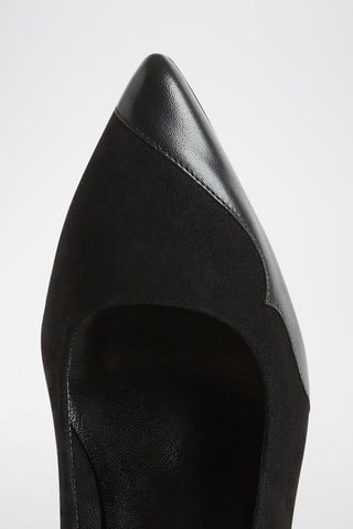 Geitenleren Pumps - Zwart