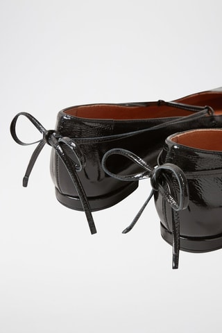 Lakleren Ballerina’s - Zwart