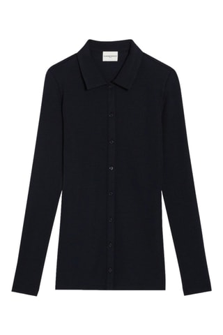 Wollen Vest - Marineblauw