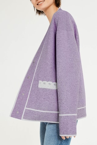 Vest Gemêleerd lichtpaars