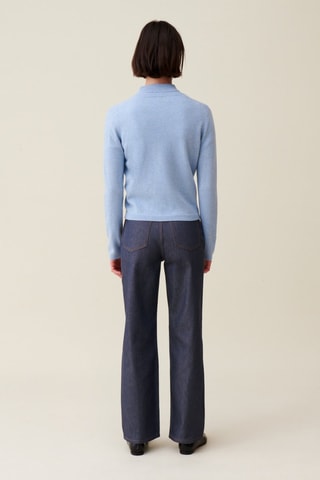 Wollen Vest - Hemelsblauw