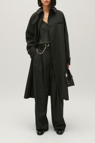 Wollen Jas - Gemêleerd Grijs