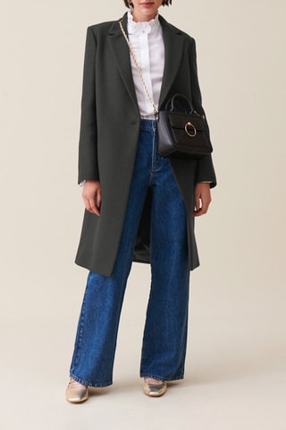 Wollen Jas - Donkergrijs