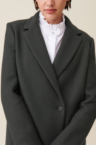 Wollen Jas - Donkergrijs