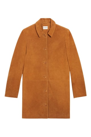 Nubuck Lang Jasje - Camel