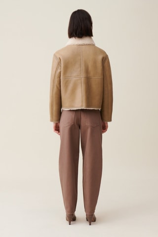 Schapenwollen Jasje - Beige