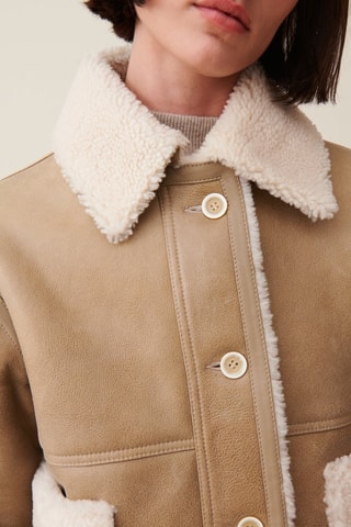 Schapenwollen Jasje - Beige