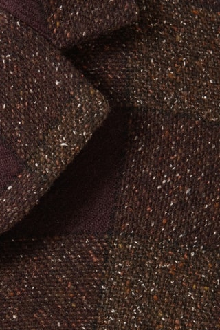 Wollen en Zijden Jasje - Bruin