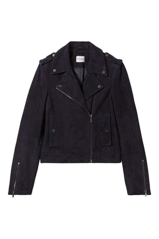 Geitenleren Jasje - Marineblauw