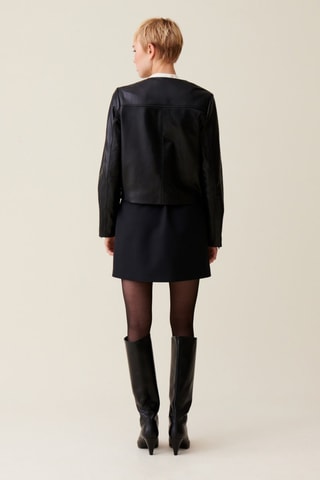 Lamsleren Jasje - Zwart