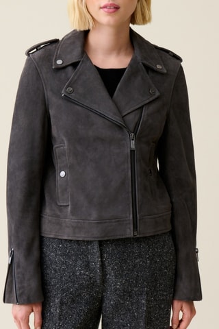 Geitenleren Jasje - Donkergrijs