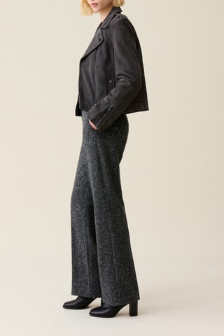 Geitenleren Jasje - Donkergrijs