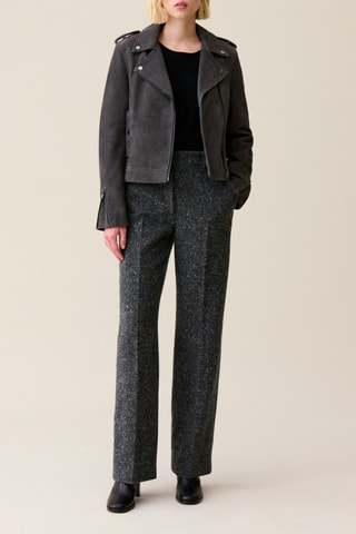 Geitenleren Jasje - Donkergrijs