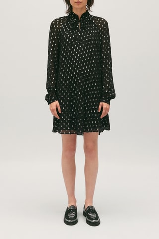 Trapezium Jurk - Zwart