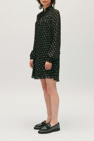 Trapezium Jurk - Zwart