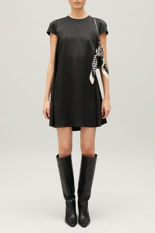 Trapezium Jurk - Zwart