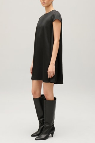 Trapezium Jurk - Zwart