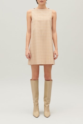 Wollen Trapeziumurk Beige